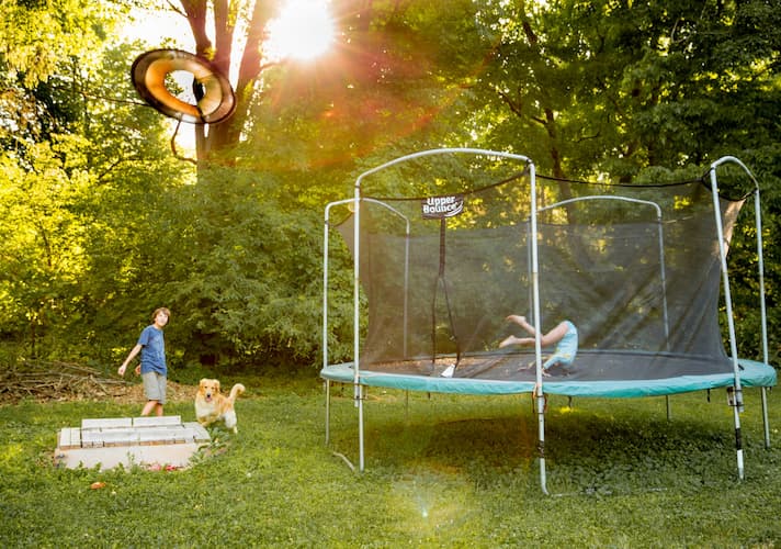 Der Besten Gartentrampoline